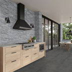 Fantasy Macaubas Quartzite Slab — room scene