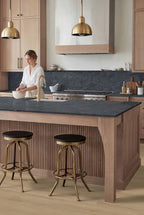 Infinity Black Quartzite Slab — room scene