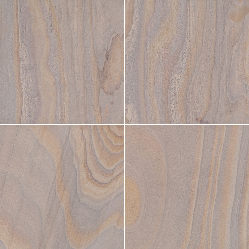 Rainbow Teak 12x12 Gauged Sandstone Tile — clean product view