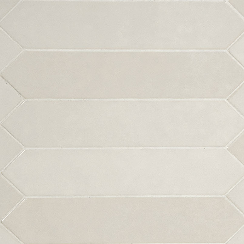 Renzo 2.5x13 Glossy Ceramic Picket Tile — clean product view — color Dove