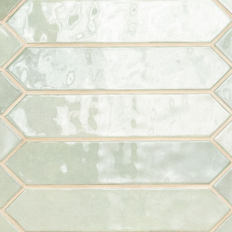 Renzo 2.5x13 Glossy Ceramic Picket Tile — clean product view — color Jade