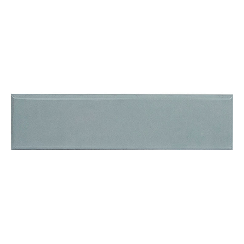 Renzo 3x12 Glossy Ceramic Bullnose — clean product view — color Sky