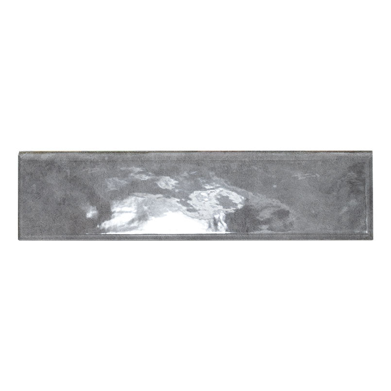 Renzo 3x12 Glossy Ceramic Bullnose — clean product view — color Storm