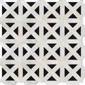 Retro Fretwork Polished Marble Mosaic — clean product view