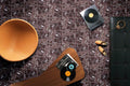 Rosso Levanto 12x12 Polished Marble Tile — installed room view — color Deep brown-red with white veins