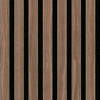 Acoustic Wood Slat Sable, supplier surface pattern — 24 × 48 panel design