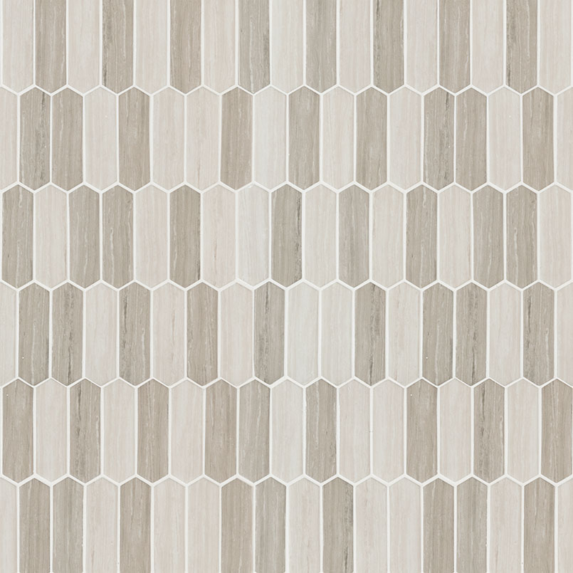 Silva Oak Picket 6mm Recycled-Glass Mosaic — clean product view