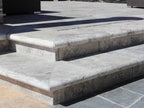 Tuscany Silver Natural Stone Pool Coping - installed example (representative)