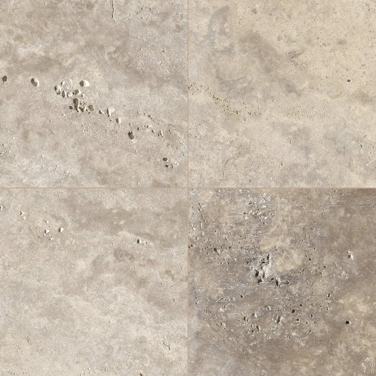 Silver Travertine Natural Stone Paver - product detail (representative)