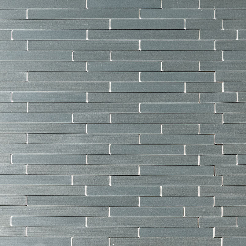 Silverina Interlocking 5mm Peel-and-Stick Metal Mosaic — clean product view