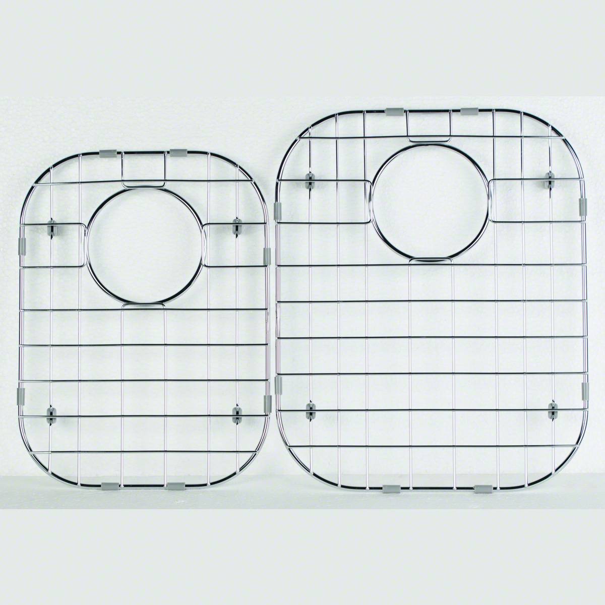 Stainless Steel Grid Set for 40/60S and 60/40S Double-Bowl 3120S Sinks — clean product view — color Stainless steel