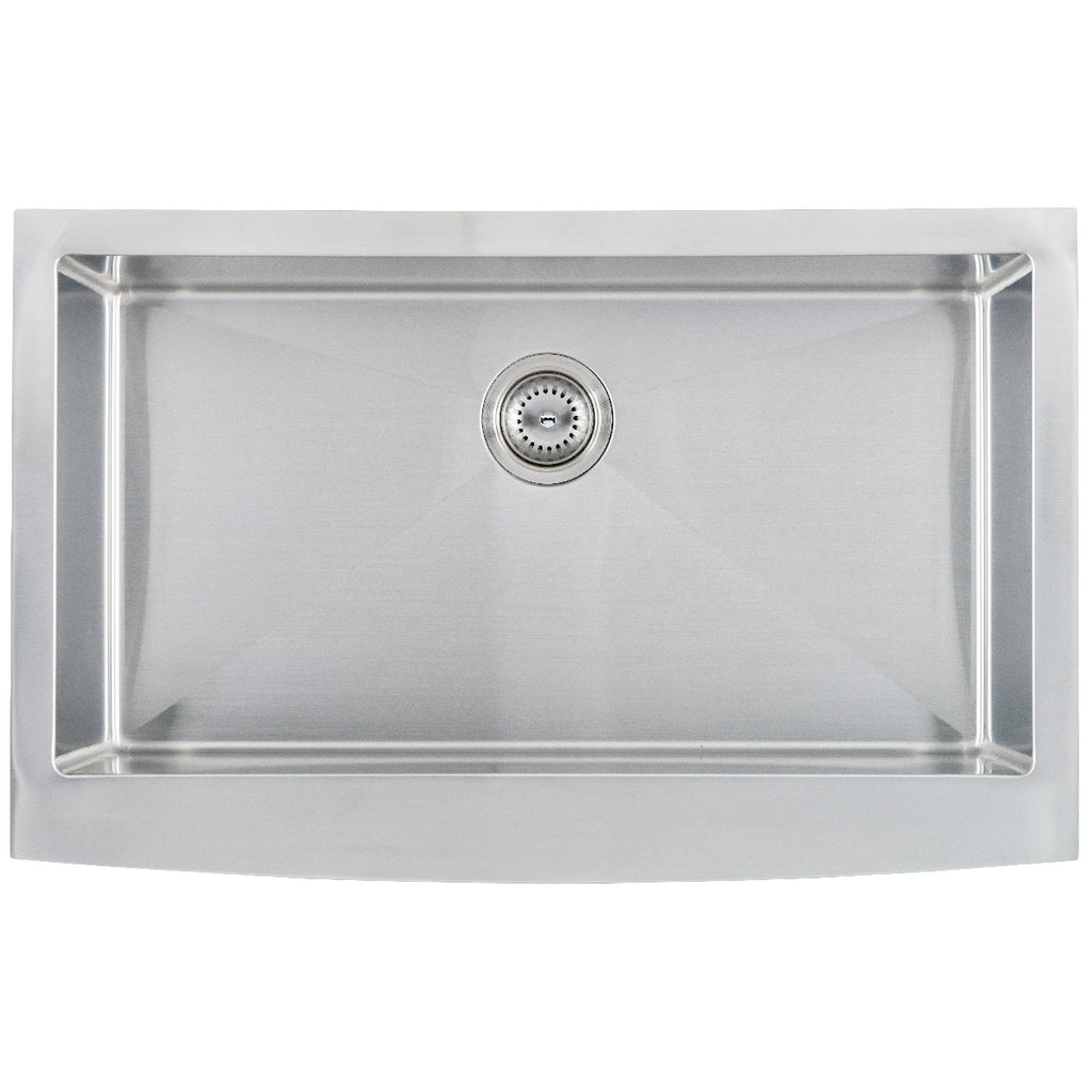16-Gauge Stainless-Steel Farmhouse Apron Single-Bowl Sink product view
