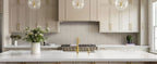 Sinfonia Hip Hop Fluted Porcelain Wall Tile installed room scene