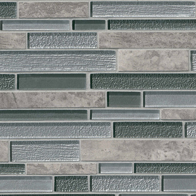 Smoky Alps Interlocking 8mm Porcelain-Glass Mosaic — clean product view