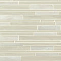 Snowcap Blend Interlocking 4mm Stone-Glass Mosaic — clean product view