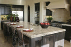 Snowfall Granite Slab — room scene