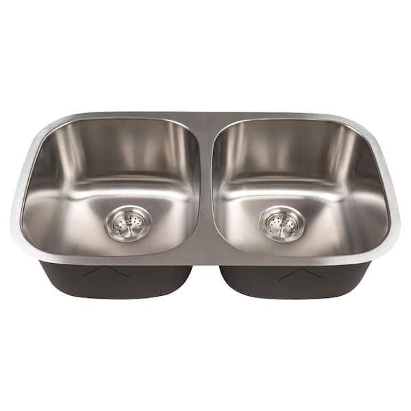 18-Gauge Stainless-Steel Double-Bowl 50/50 3118 Sink product view