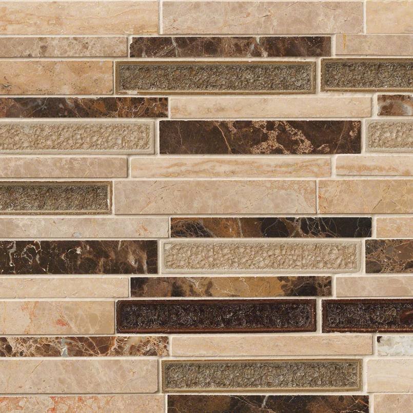 Stonegate Interlocking 8mm Stone-Glass Mosaic — clean product view