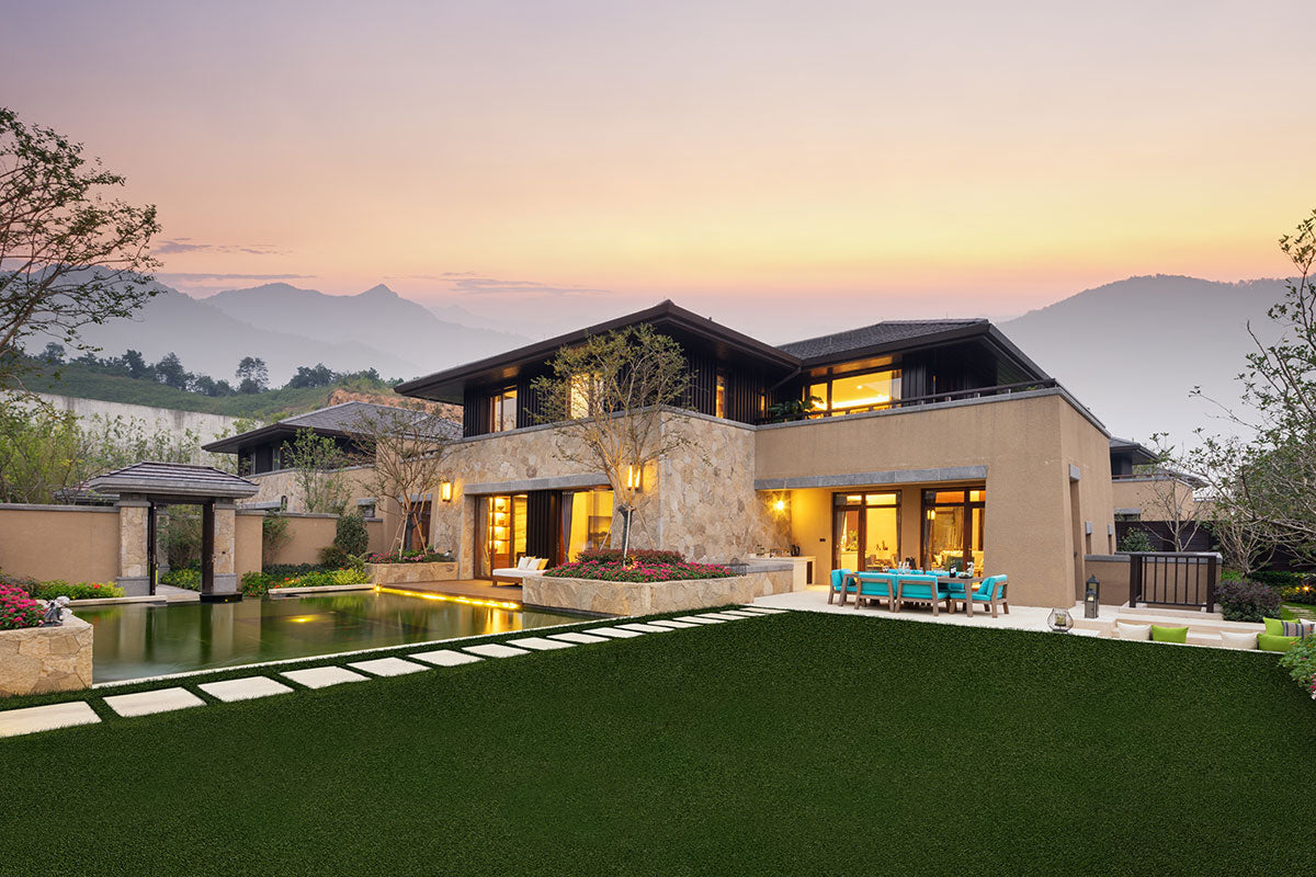 Summer Gold Artificial Turf - installed example (representative)