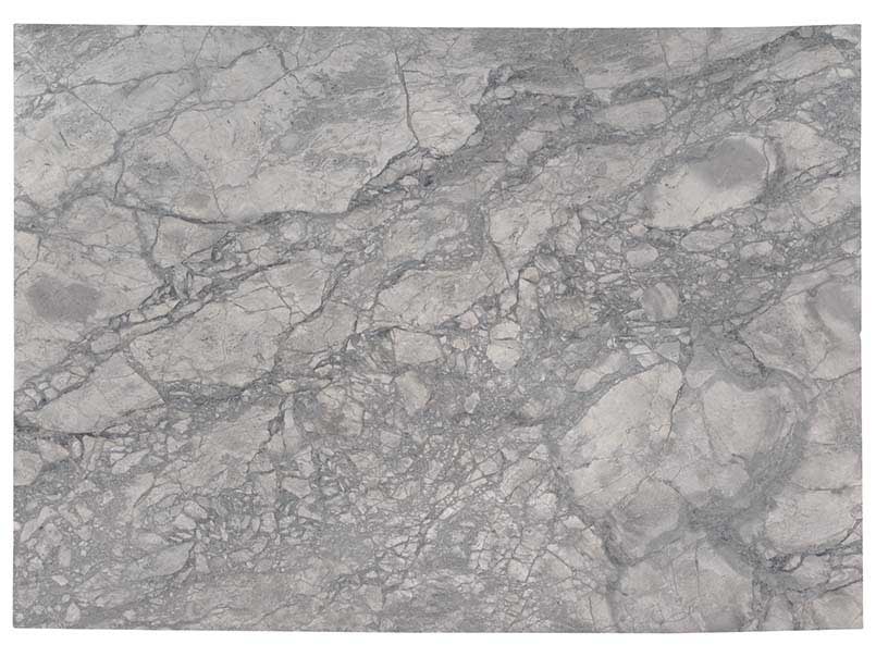 Super White Marble Slab — representative full slab