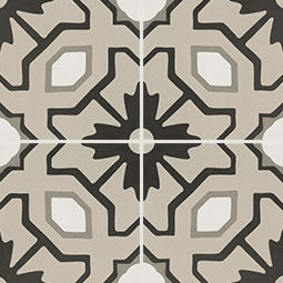 Kenzzi 8x8 Matte Encaustic-Look Porcelain Tile — clean product view — color Tahari