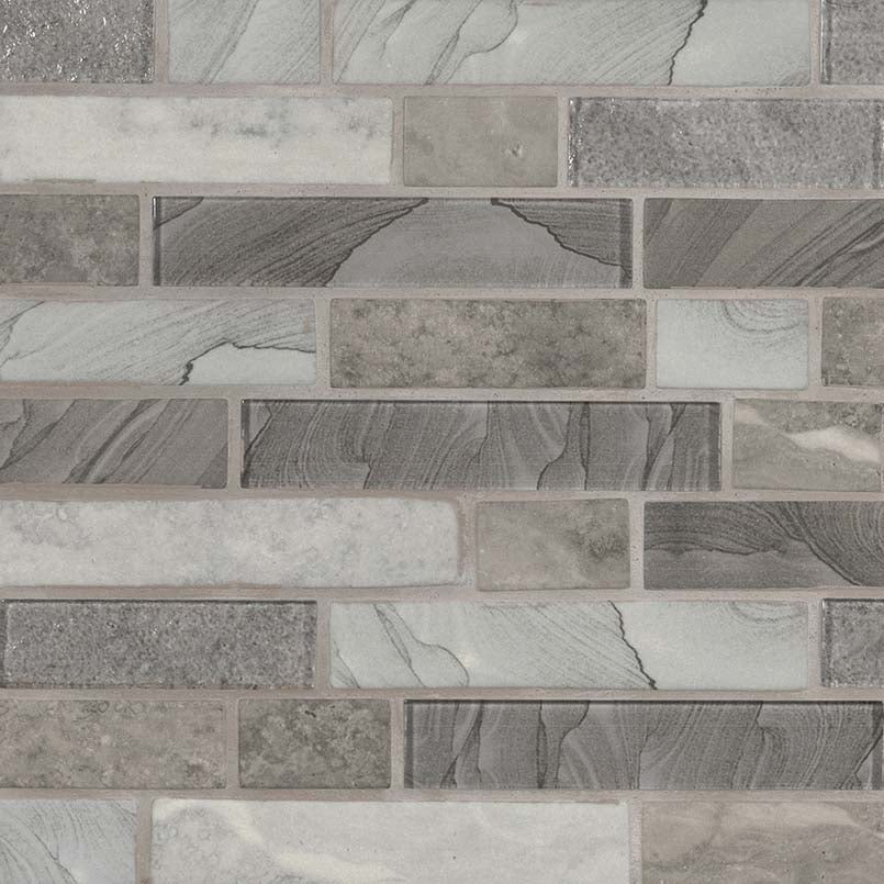 Tarvos Interlocking 6mm Recycled-Glass Mosaic — clean product view