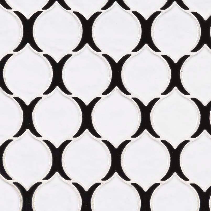 Teardrop Tuxe 6mm Porcelain Mosaic — clean product view — color Tuxe