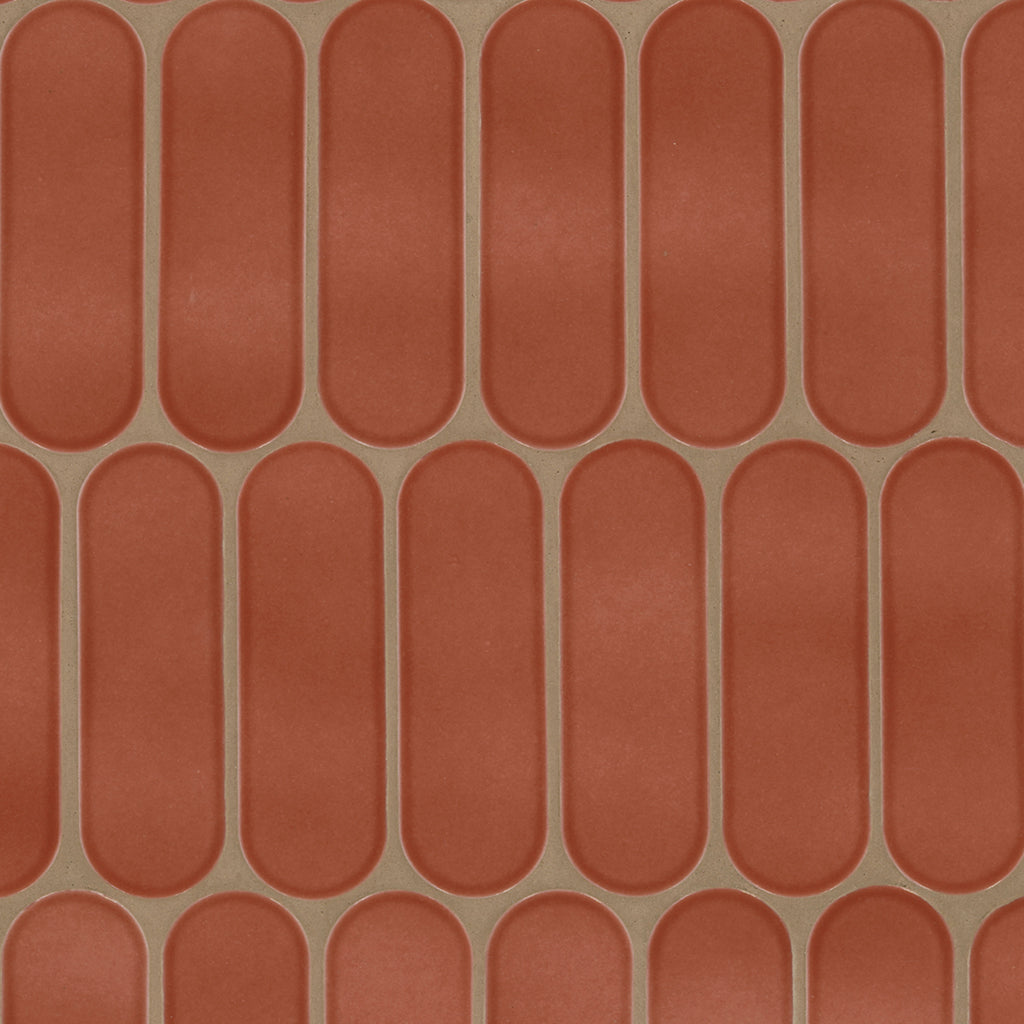 Terra Glossy Ellipse 6mm Recycled-Glass Mosaic — clean product view