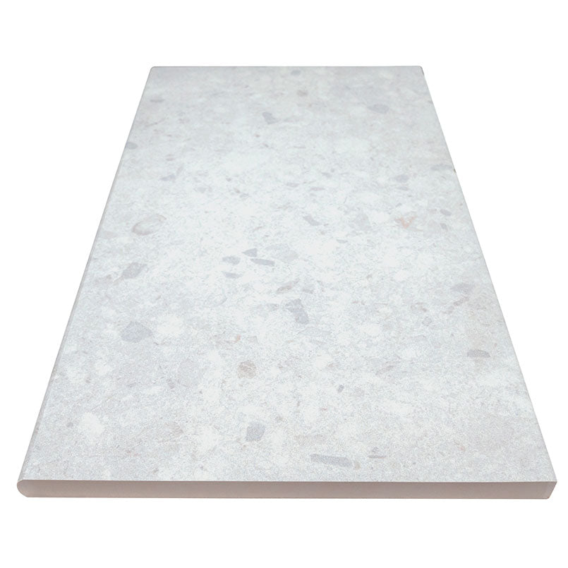 Terrazo Glacier Porcelain Pool Coping - iso (representative)