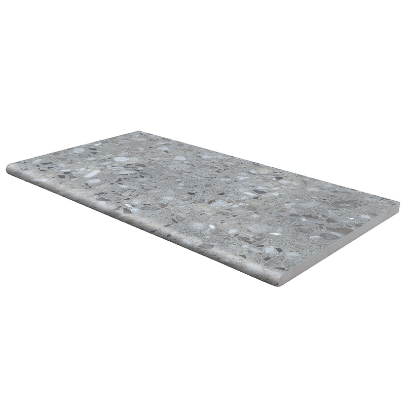 Terrazo Gris Porcelain Pool Coping - product detail (representative)