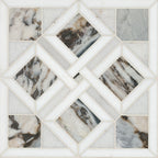 Tessere Pattern Polished Marble Mosaic — clean product view — color Pattern