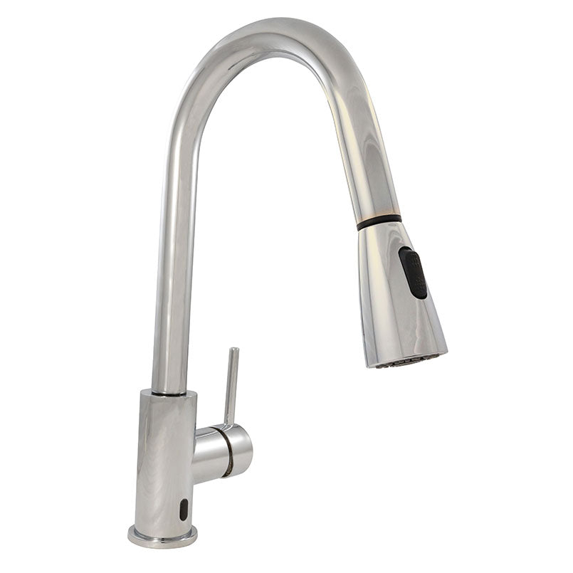Touchless Kitchen Faucet 811 Chrome — installed room view