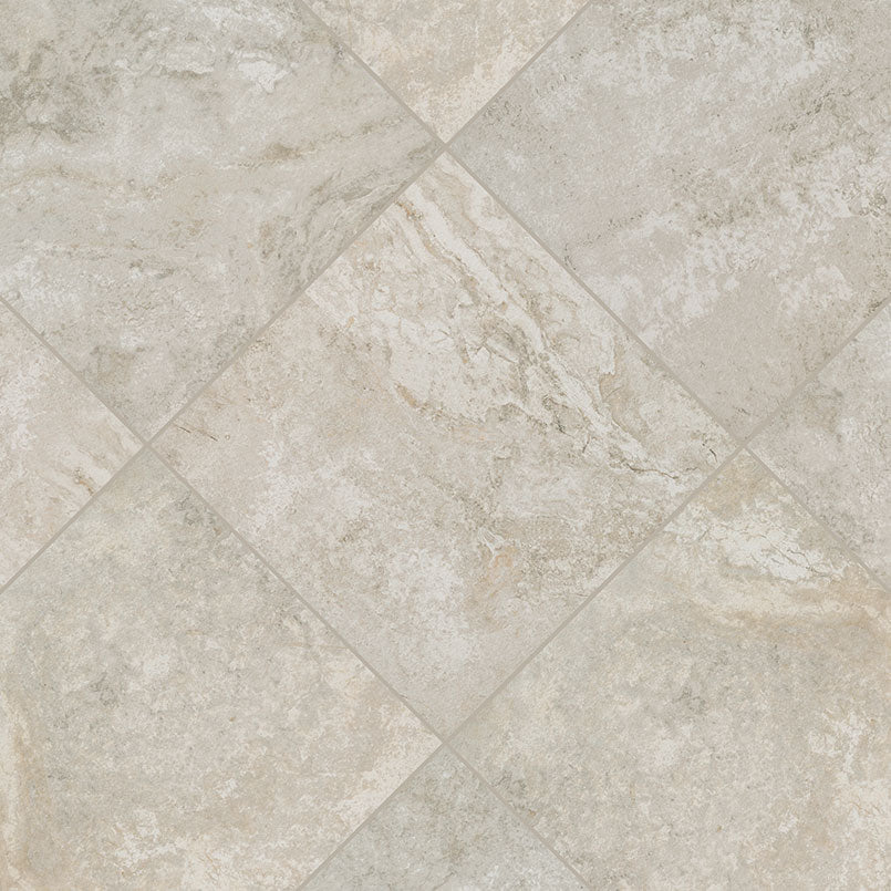 Trevi Silver Porcelain Paver - iso (representative)