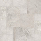 Tundra Gray Polished Marble Tile — close-up texture view — color Gray and white