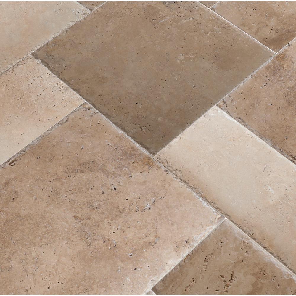 Tuscany Beige Versailles Pattern Travertine Tile product view