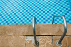Tuscany Walnut Natural Stone Pool Coping - installed example (representative)