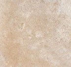Tuscany Walnut Classic Versailles Pattern Travertine Tile — clean product view — color Walnut brown and beige