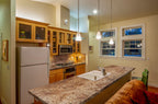 Typhoon Bordeaux Granite Slab — room scene