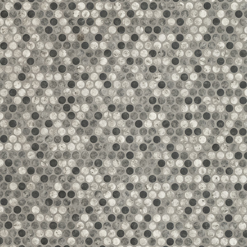 Urban Tapestry Penny Round 6mm Recycled-Glass Mosaic product view