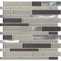Urbanka Interlocking 6mm Glass-Metal Mosaic — clean product view