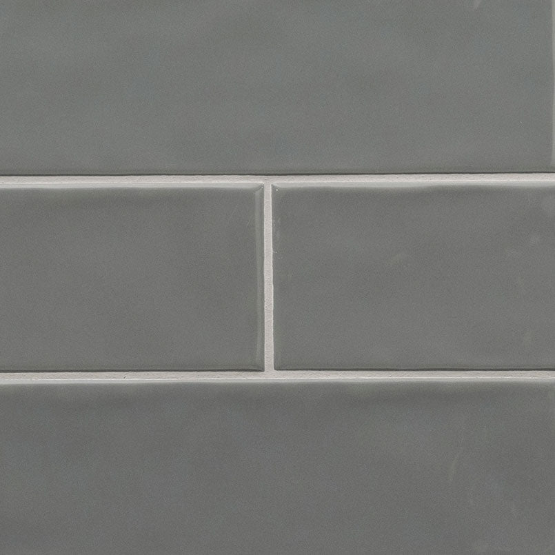 Urbano 4x12 Glossy Ceramic Bullnose — clean product view — color Graphite