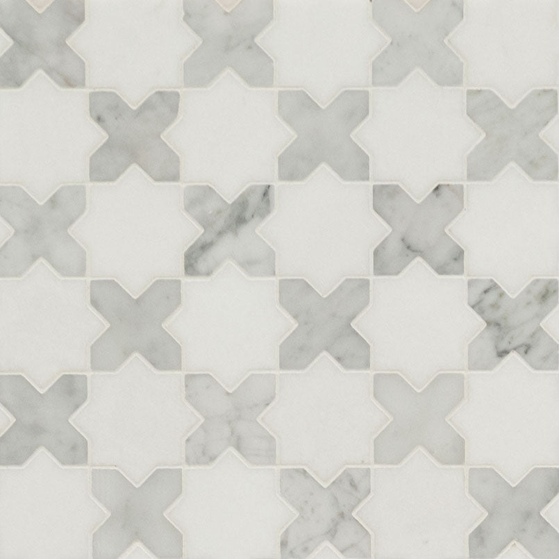 Vera Anne 10mm Polished Marble Pattern Mosaic — clean product view