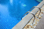 Vulkon Grey Porcelain Pool Coping - installed example (representative)
