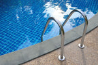 Vulkon Nero Porcelain Pool Coping - installed example (representative)