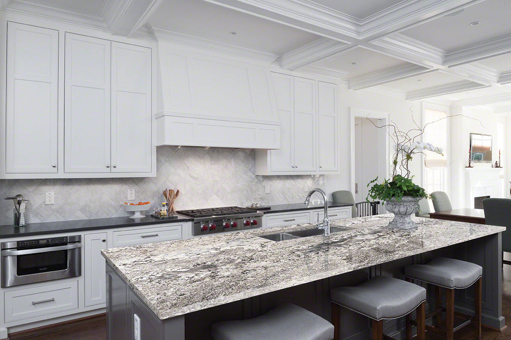 Whisper White countertop room inspiration; installation shown is illustrative