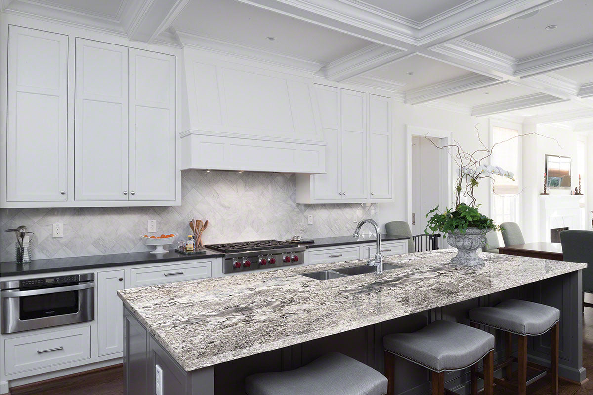 Whisper White countertop room inspiration; installation shown is illustrative