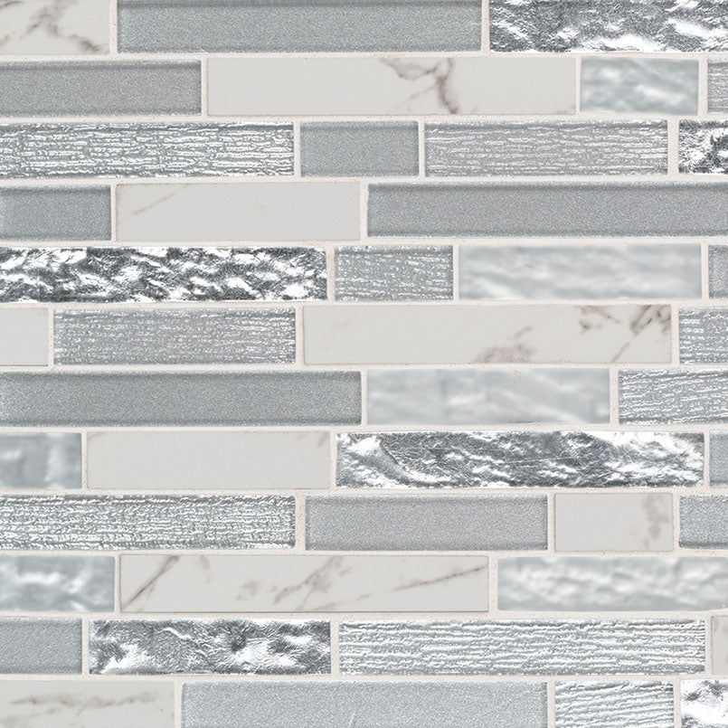 Whistler Ice Interlocking 8mm Porcelain-Glass Mosaic — clean product view