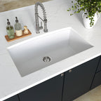 White and Black Mod Petal Pattern Matte Porcelain Mosaic — additional product image