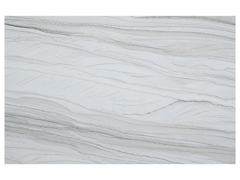 White Macaubas Quartzite Slab — representative full slab