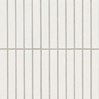 White Matte 1x6 Stack Porcelain Mosaic — clean product view